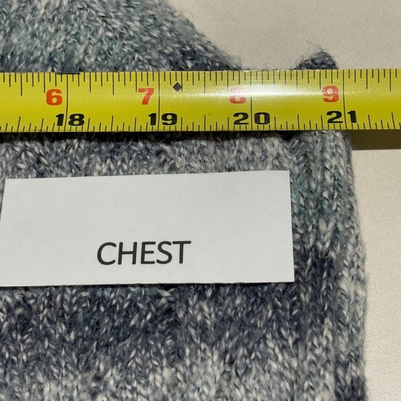 Chico's Sweater Vest Sz 3 (XL) Longline Office Boho Fall Chunky Cotton Lagenlook - Picture 7 of 9